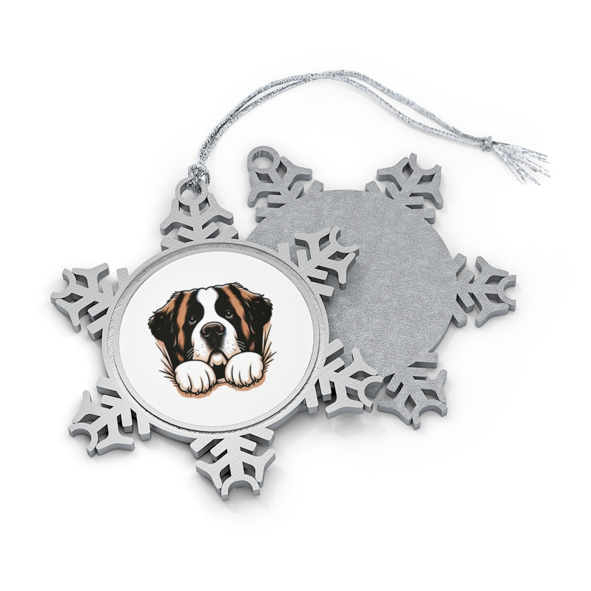 Pewter Snowflake Ornament