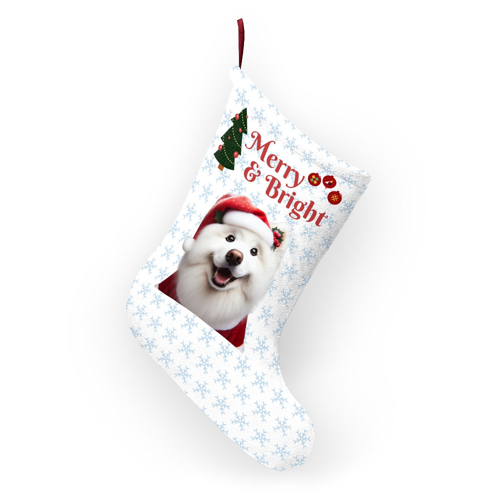 Thumbnail: Samoyed Christmas Stockings