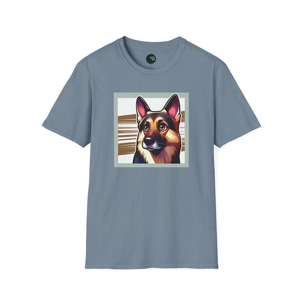 Thumbnail: German Shepherd Unisex T-Shirt Manga Style