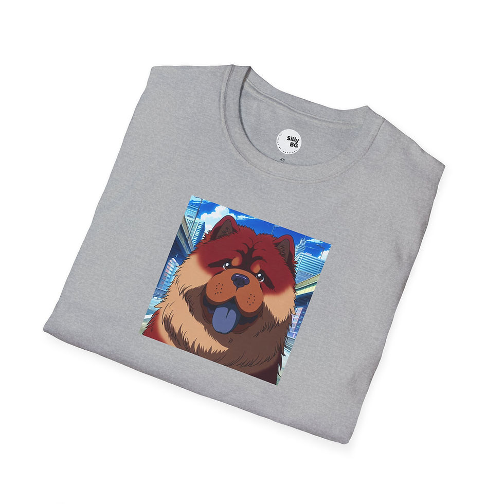 Thumbnail: Chow Chow Unisex T-Shirt Manga Style