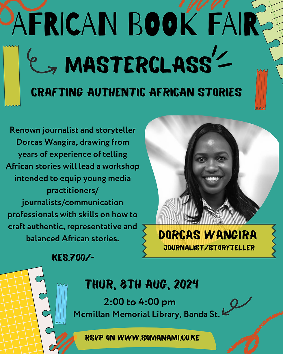 Crafting Authentic African Stories: A Masterclass by African Book Fair