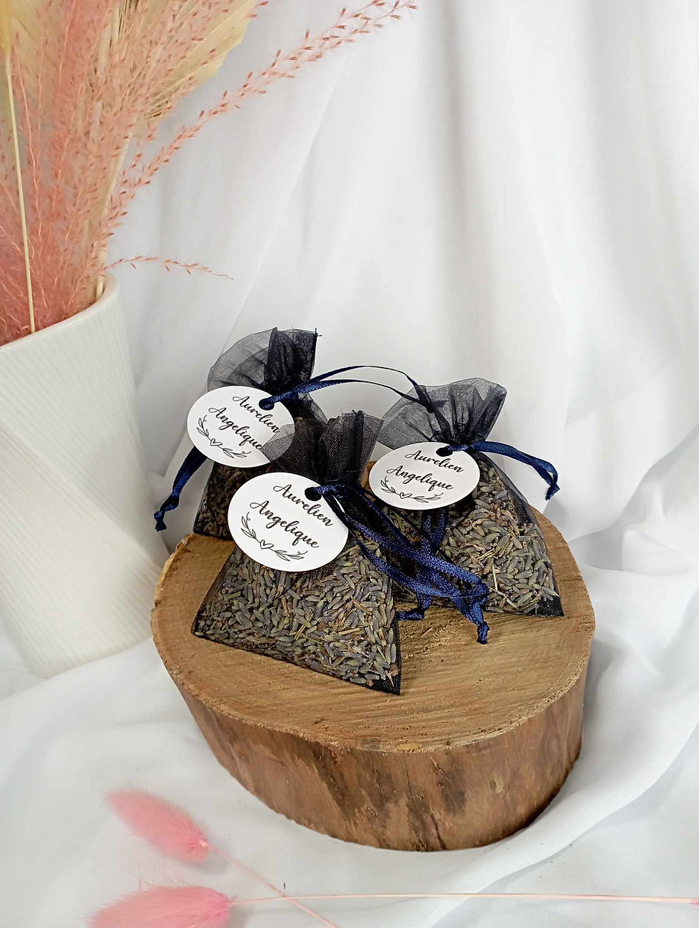 Miniature : sachet lavande organza