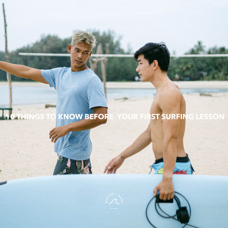 10 THINGS TO KNOW BEFORE YOUR FIRST SURFING LESSON - 10 ข้อควรรู้ก่อนไปโต้คลื่น