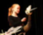 Egret Puppeteer in Balancing Water