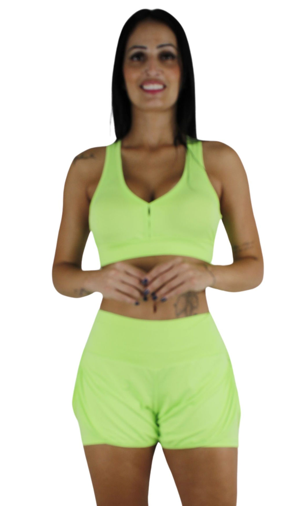 Miniatura: Short -Short Dry - Cor: Verde Neon - REF: 15882 Lua Clara