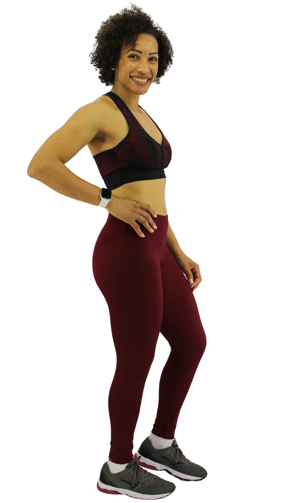 Miniatura: Calça Legging Peluciada - Cor: Bordô - REF: 15037