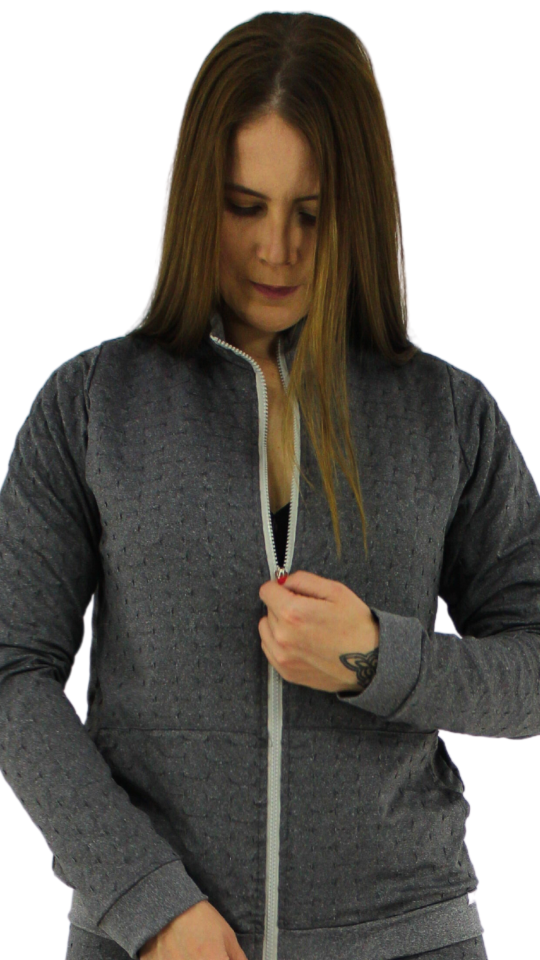 Jaqueta Jacquard PES - Cor: Mescla - REF: 11095 Lua Clara