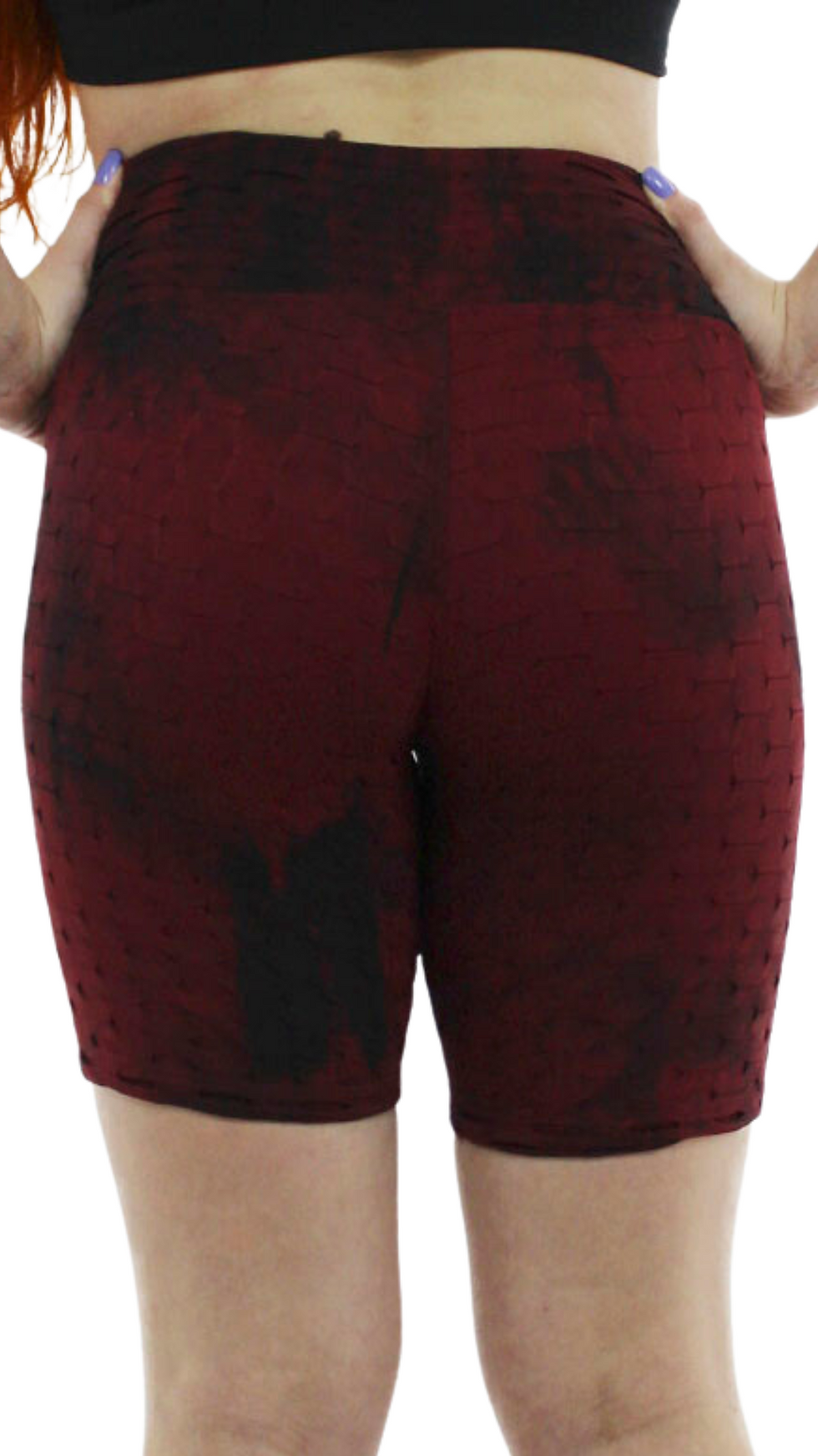 Miniatura: Bermuda Jacquard Shibori - Cor: Marsala - REF: 11165 Lua Clara