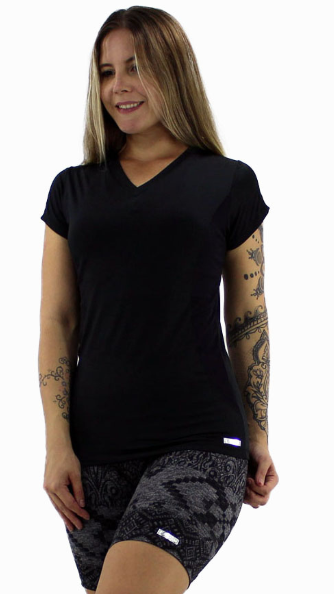 Blusa Fresh - Cor: Preta/Preto - REF: 2898 Lua Clara