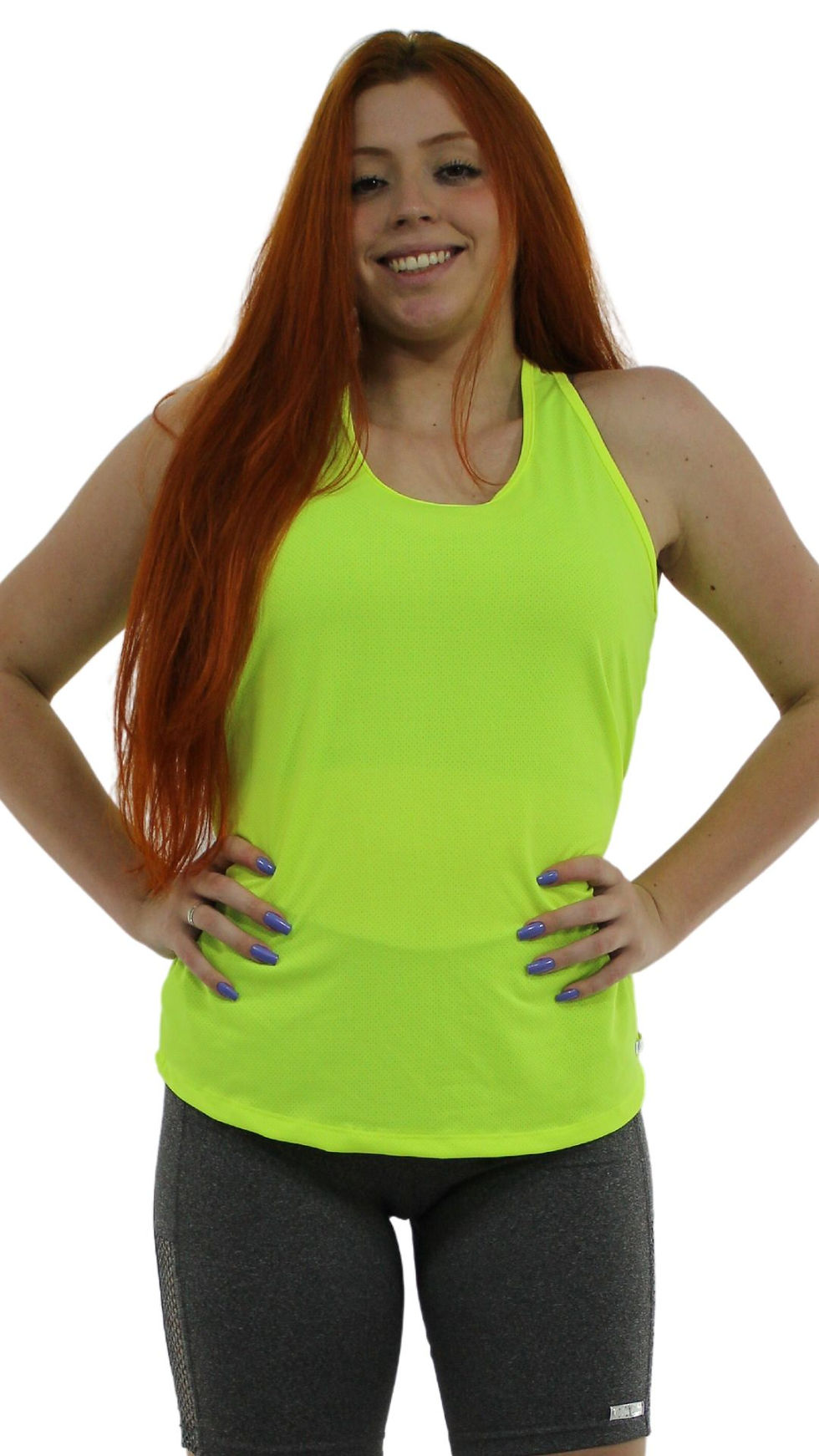 Miniatura: Regata Dry - Cor:  Amarelo Neon - REF: 11233 Lua Clara