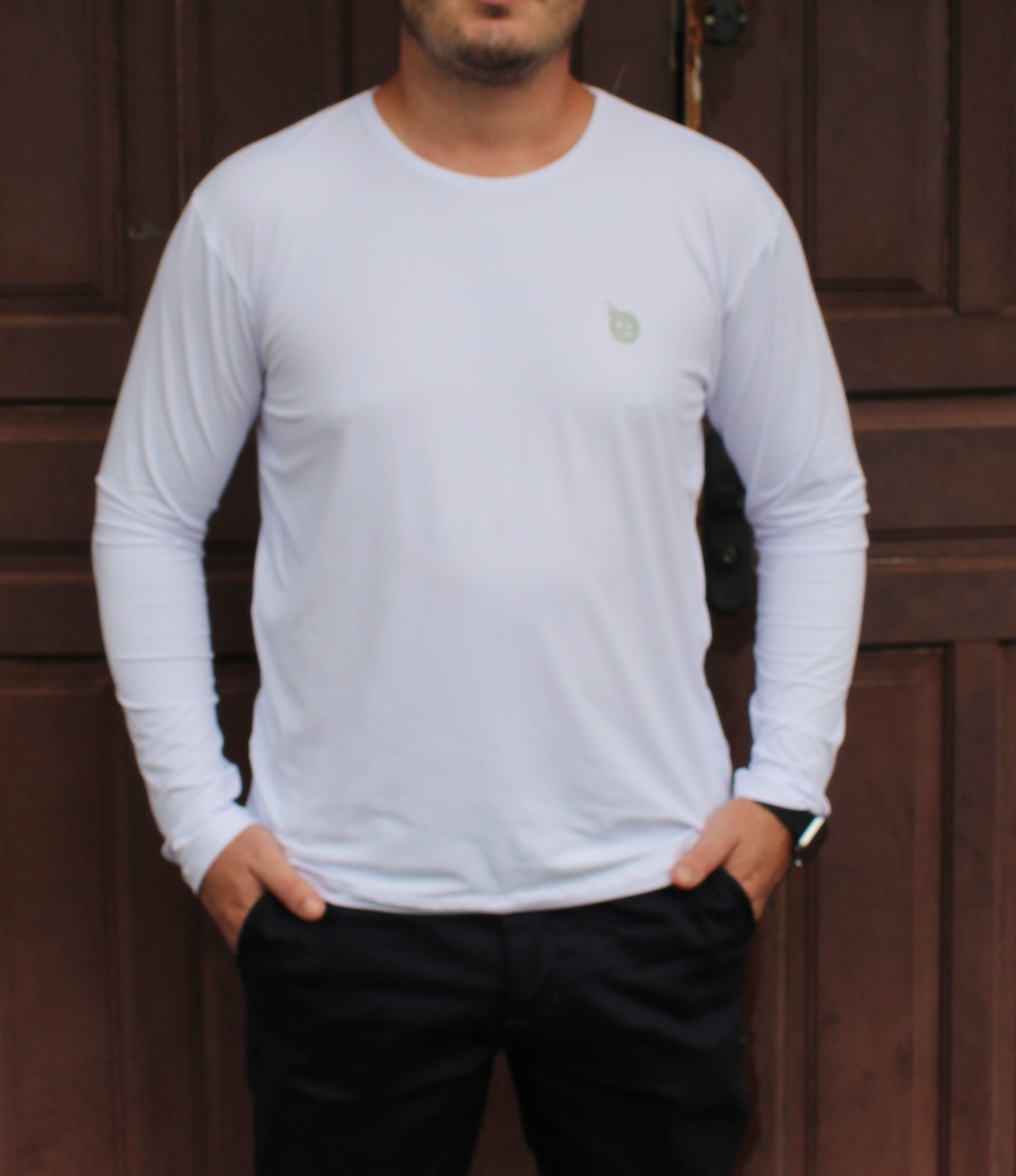 Camisa Poliamida Manga Longa