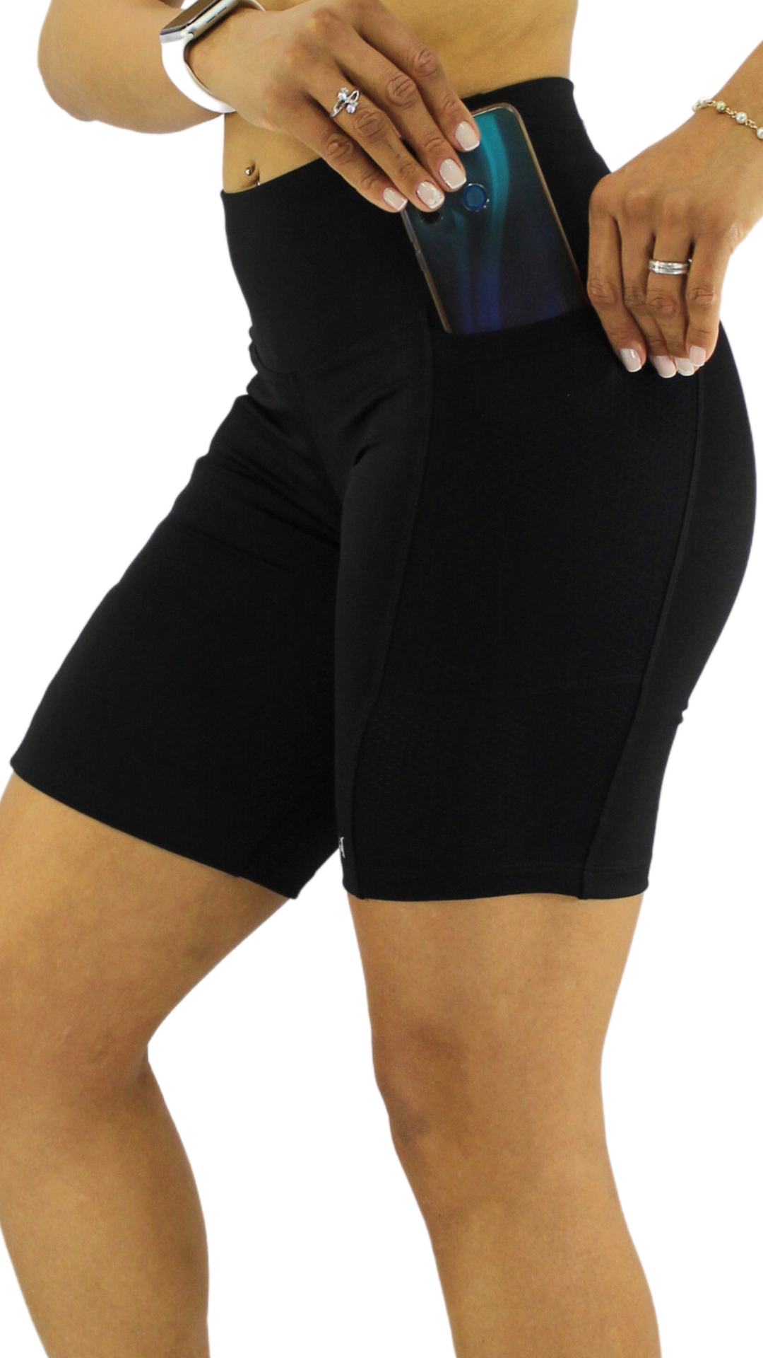 Bermuda Cargo Tela - Cor: Preta - REF: 15024 Lua Clara