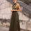 Thumbnail: Ambre Long Tulle Skirt - Olive