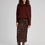 Thumbnail: An'ge - Fitted midi skirt Jury - Coffee