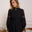 Thumbnail: Anabella - Cotton detailed Blouse - Black