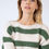 Thumbnail: An'ge Loose-fitting striped knit sweater Labonite