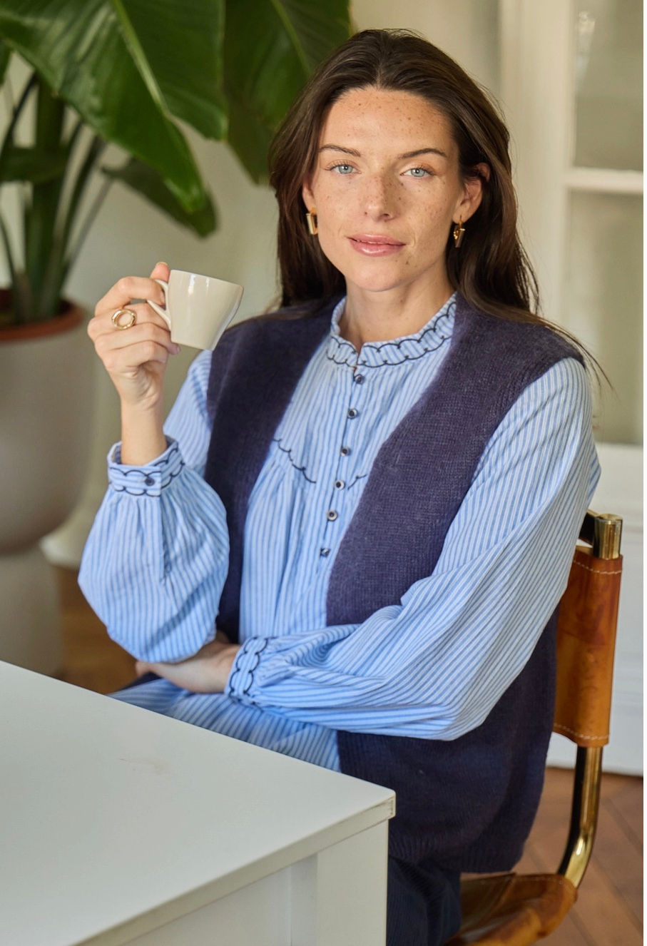 Marie Cardigan - Navy