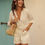 Thumbnail: Immi - White embroidered fully lined jumpsuit