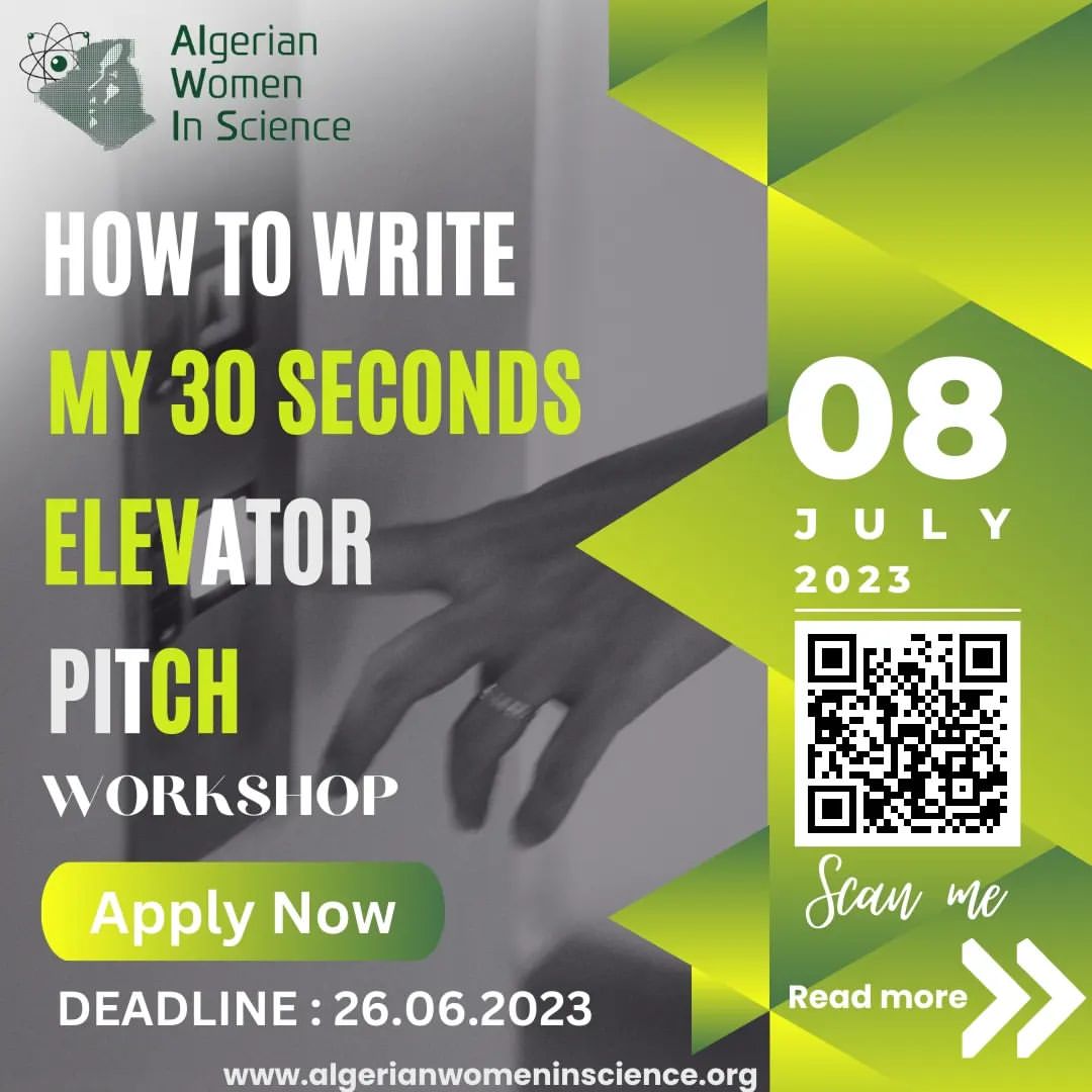 How to write my 30 seconds elevator pitch?