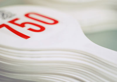 Auction Paddle Stack