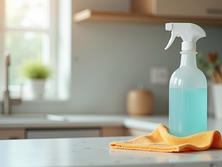 Clean Kitchen ready to sanatize