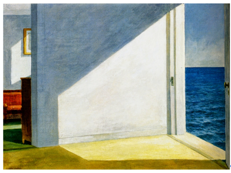 “Rooms by the Sea”, Edward Hopper, 1951.
