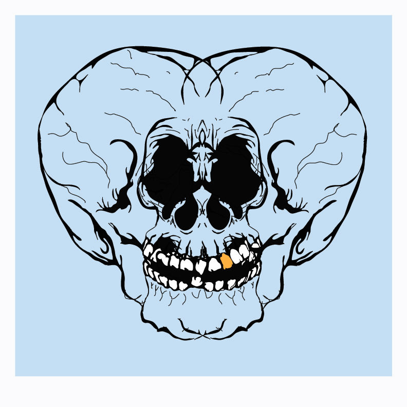 Alien-Skull  Illustration 