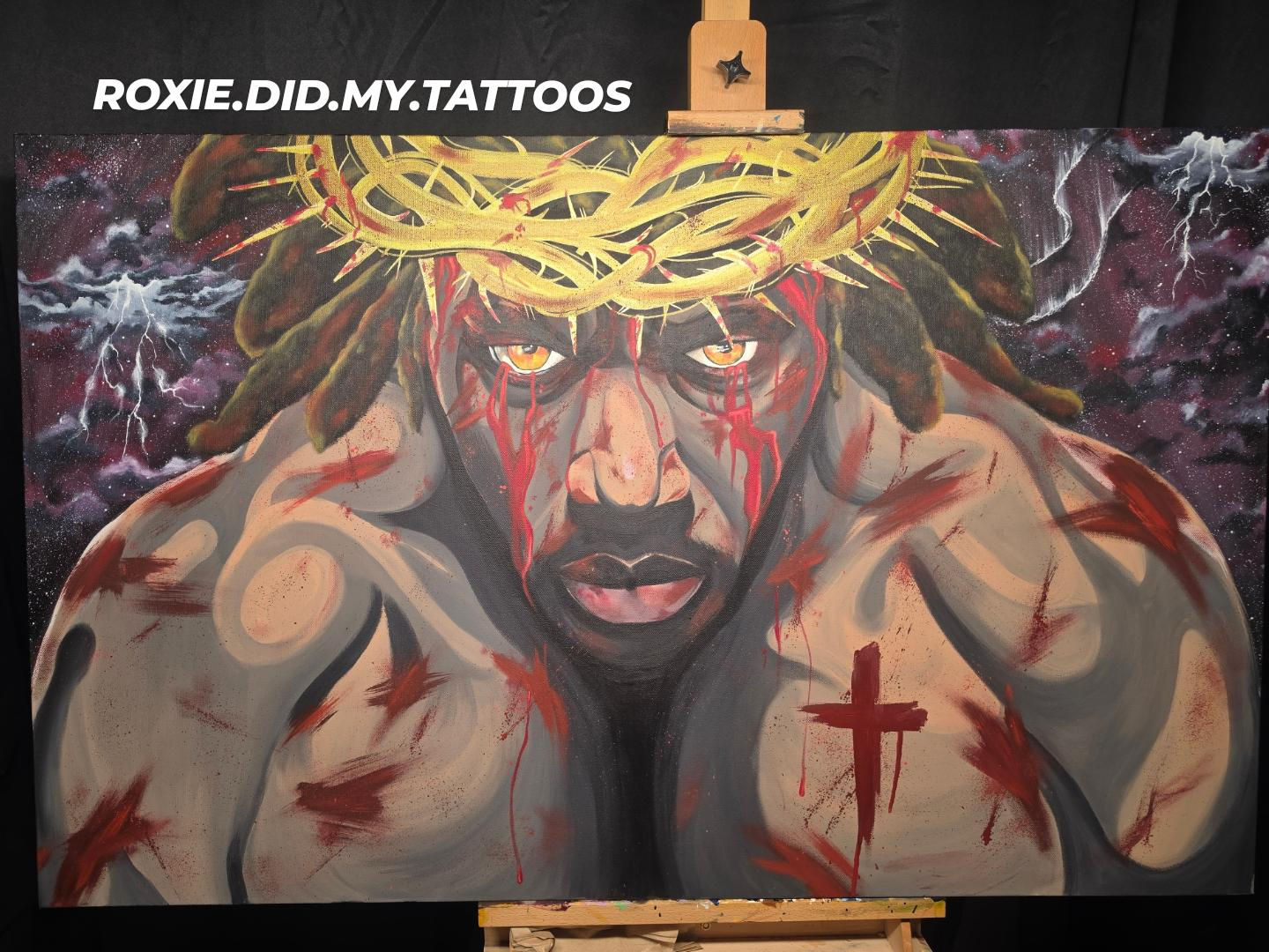 RESURRECTION HOUR - Black Jesus Painting