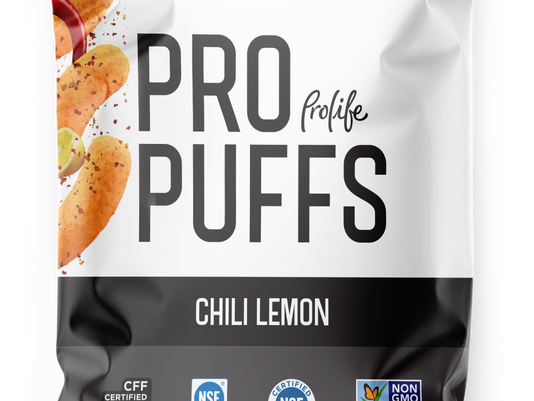 Prolife Pro Puffs Chili Lemon: High-Protein Crunch with a Zesty Spicy Twist