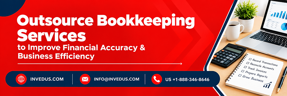 Take the stress out of your finances with professional bookkeeping support. Outsource Bookkeeping Services to improve financial accuracy, streamline operations, reduce errors, and give your business more time to focus on growth.