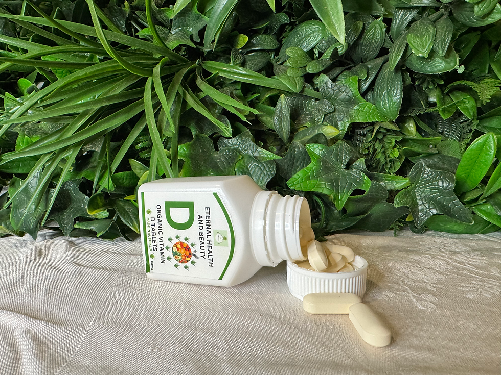 Organic Vitamin D tablets