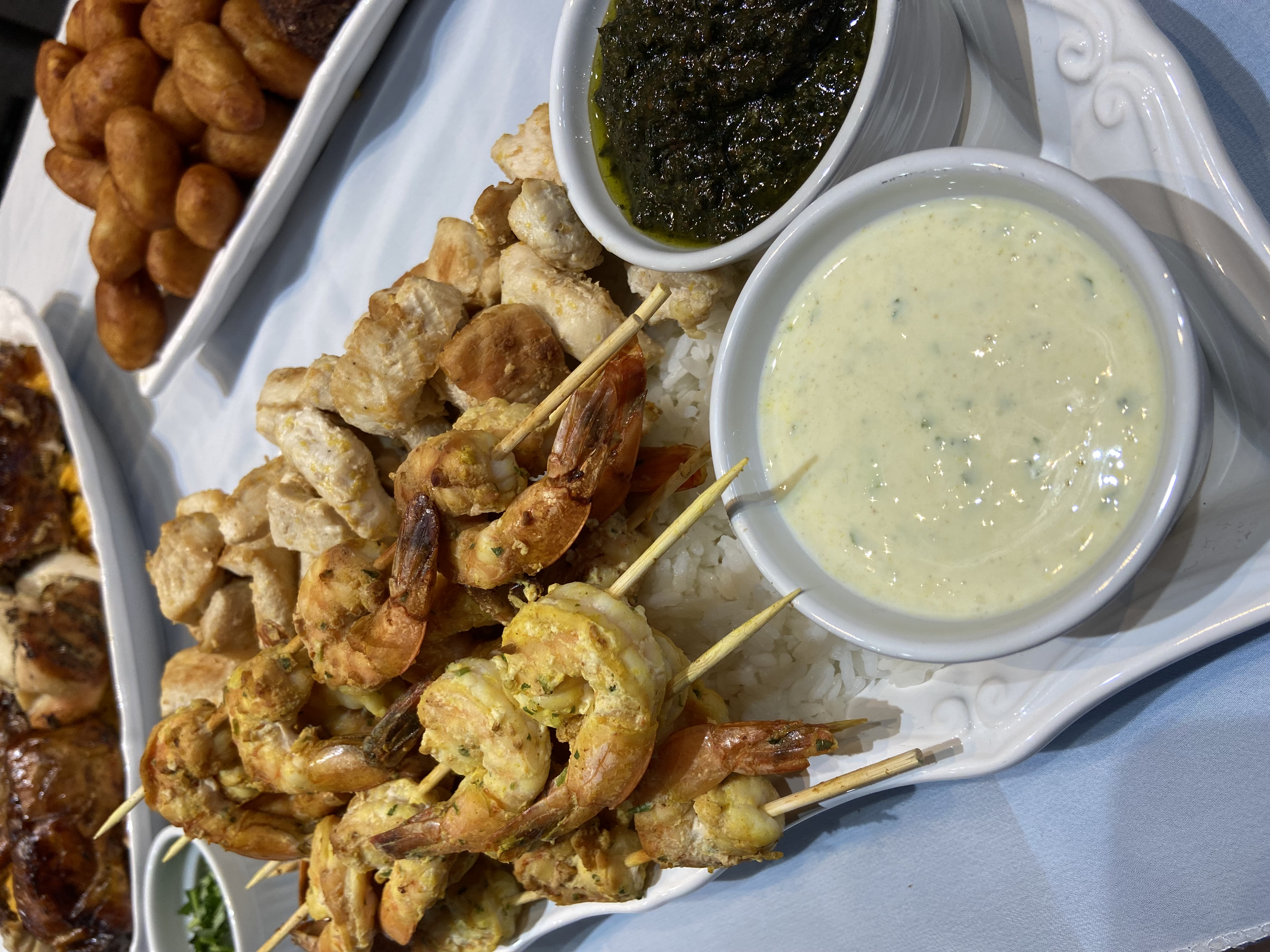 Arranged Food and Objects