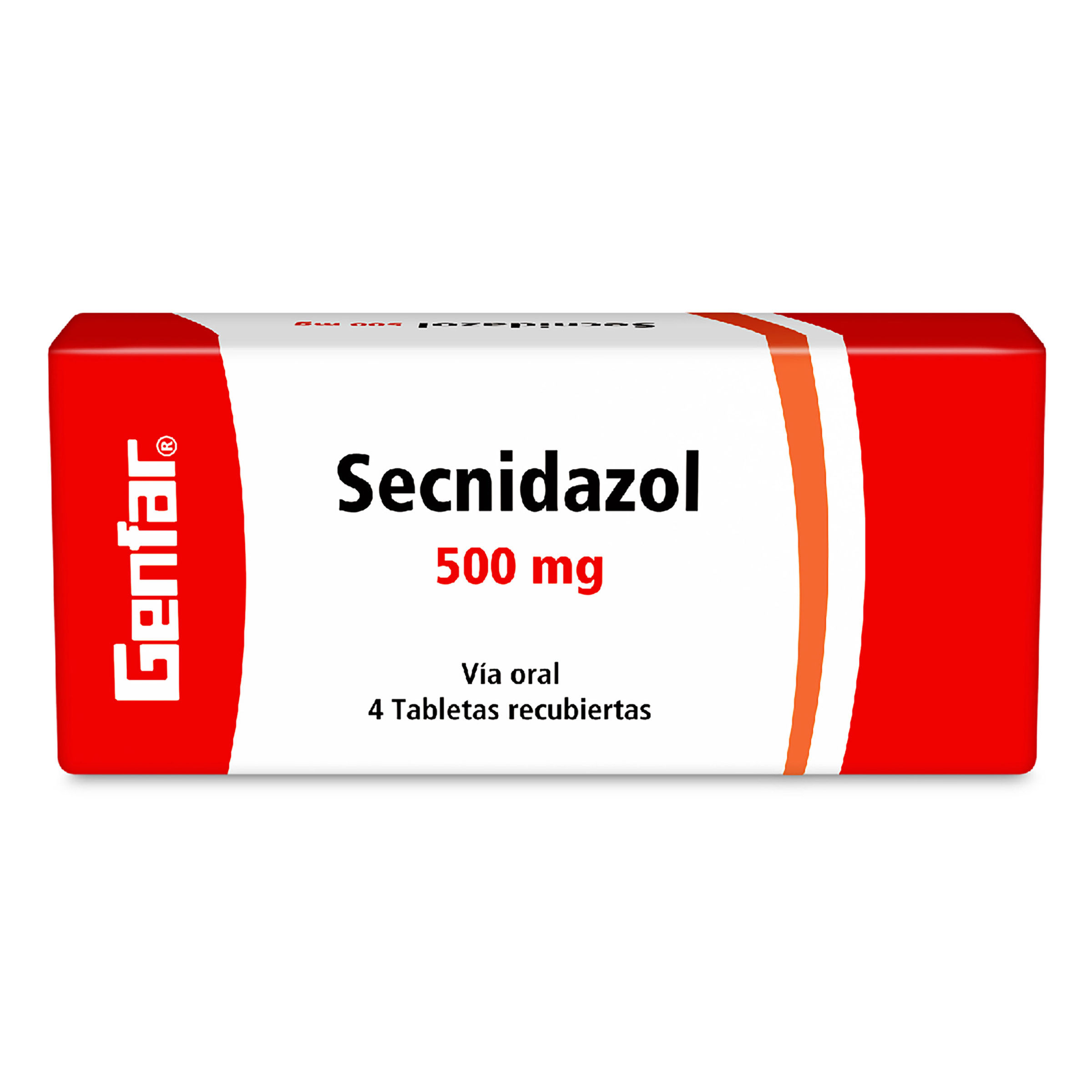 SECNIDAZOL 500 MG 4 TABLETAS GF