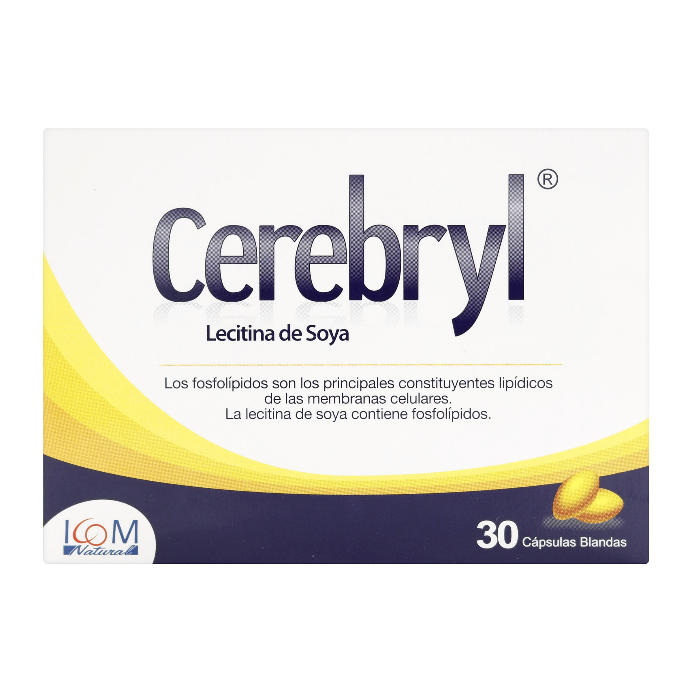 CEREBRYL 1200 MG 30 CAP.BLAN ICOM