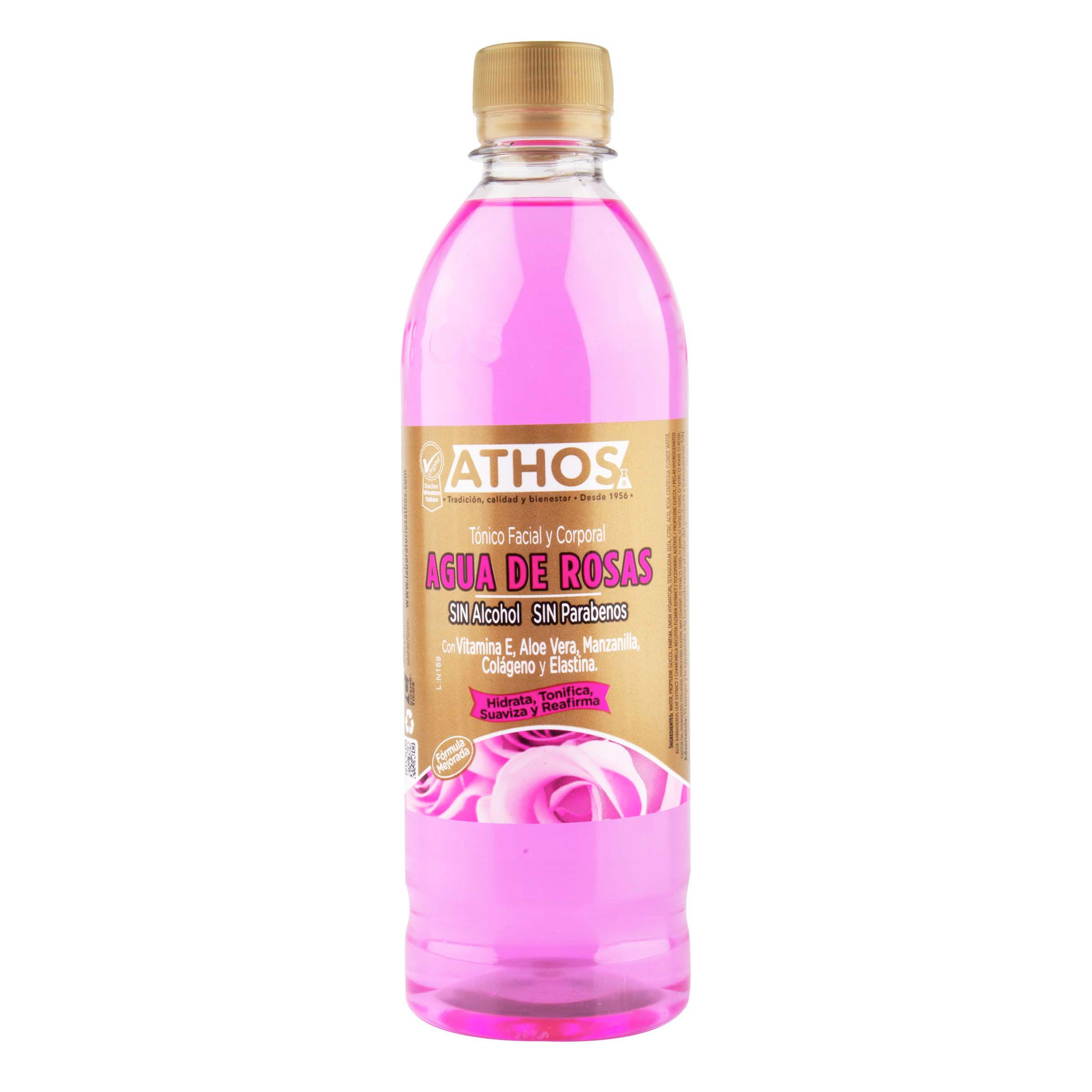 AGUA DE ROSAS 500 ML ATH