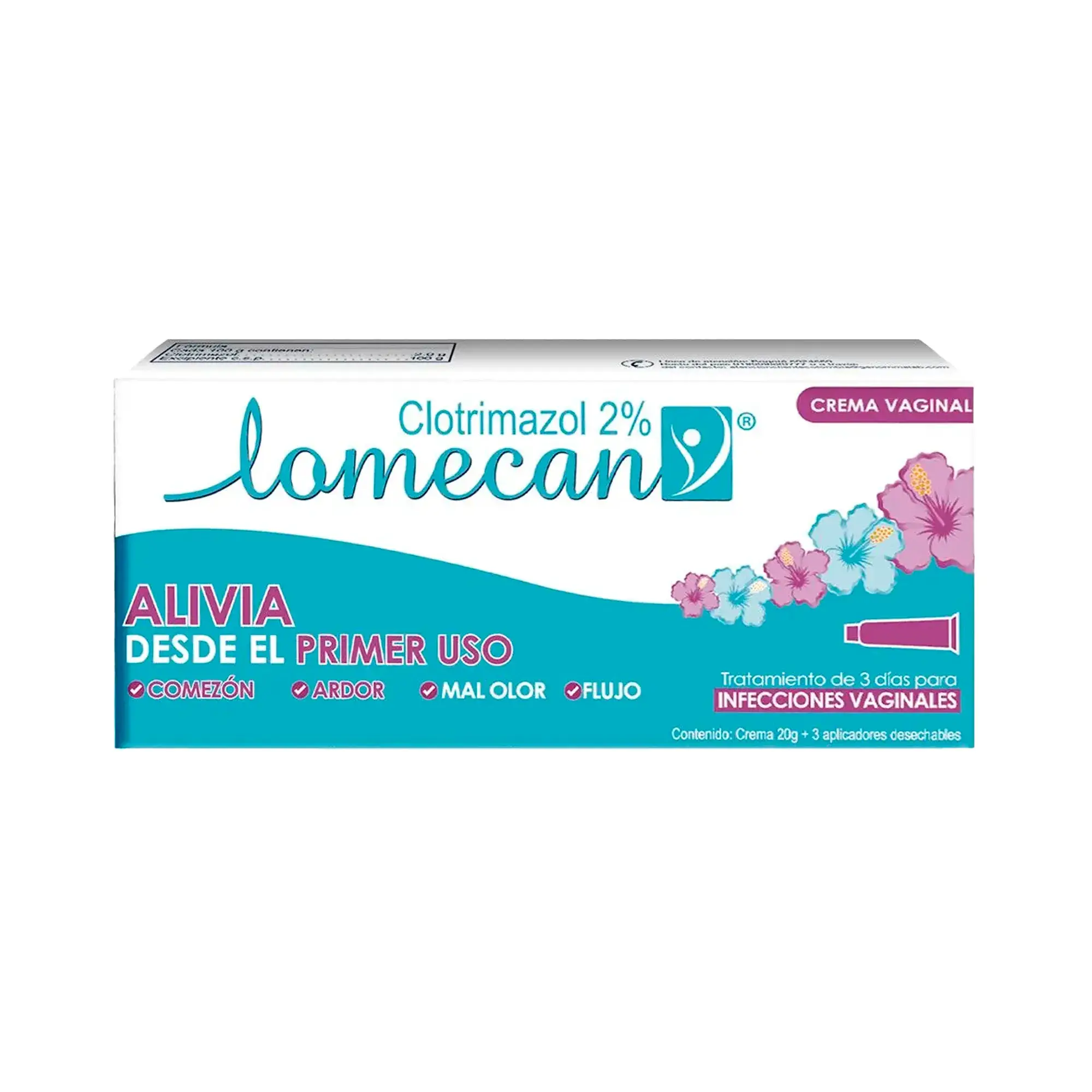 LOMECAN V CRE.VAGIN.2% 20GR+3APL(SF) DTO
