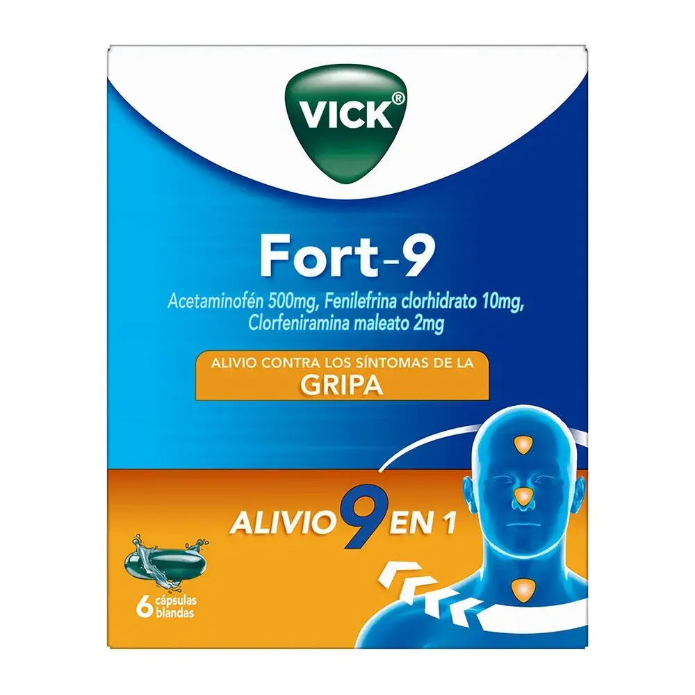 VICK FORT-9 6 CAPSULAS