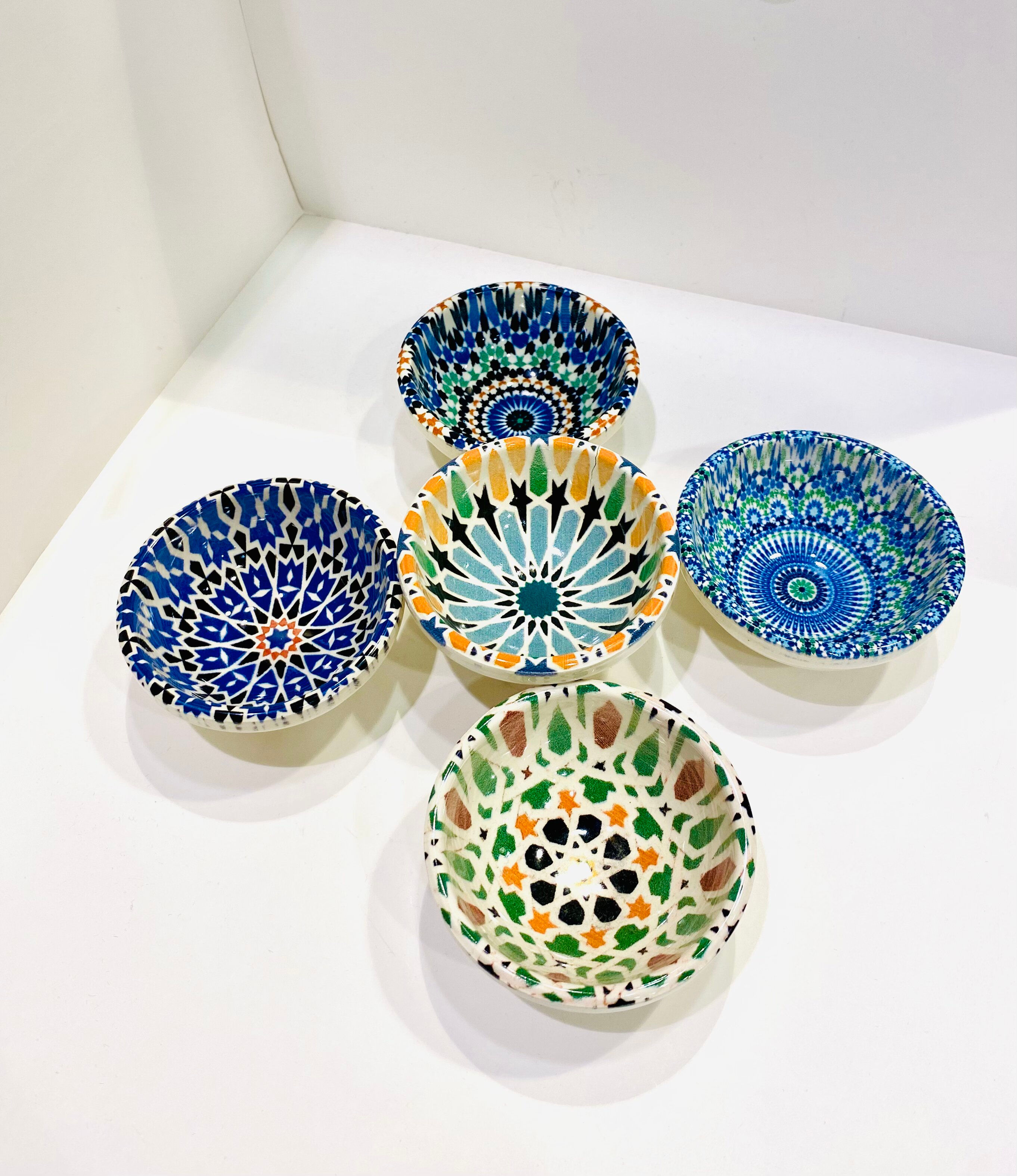 Cuencos de Cerámica Mosaicos