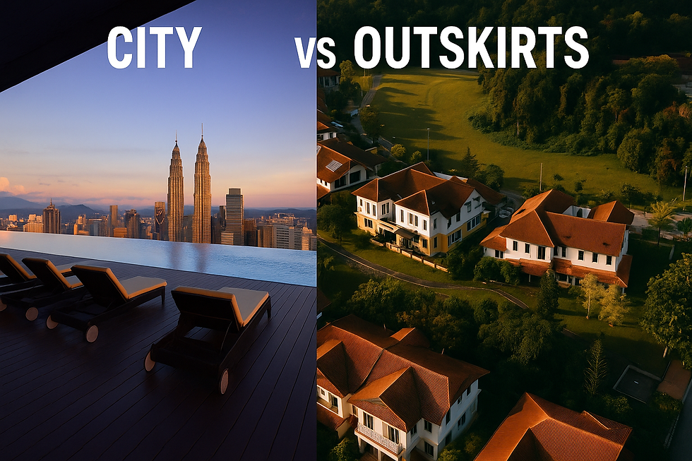 City vs outskirts
