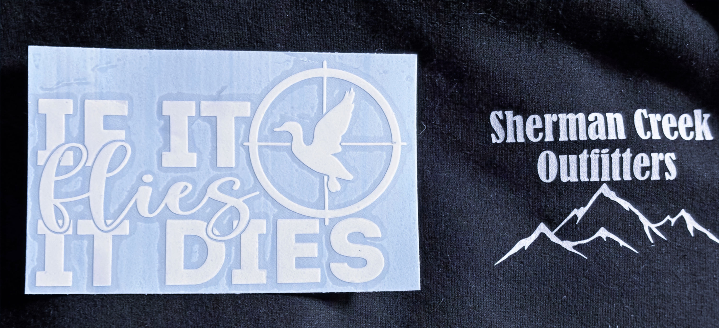 If it flies it dies sticker