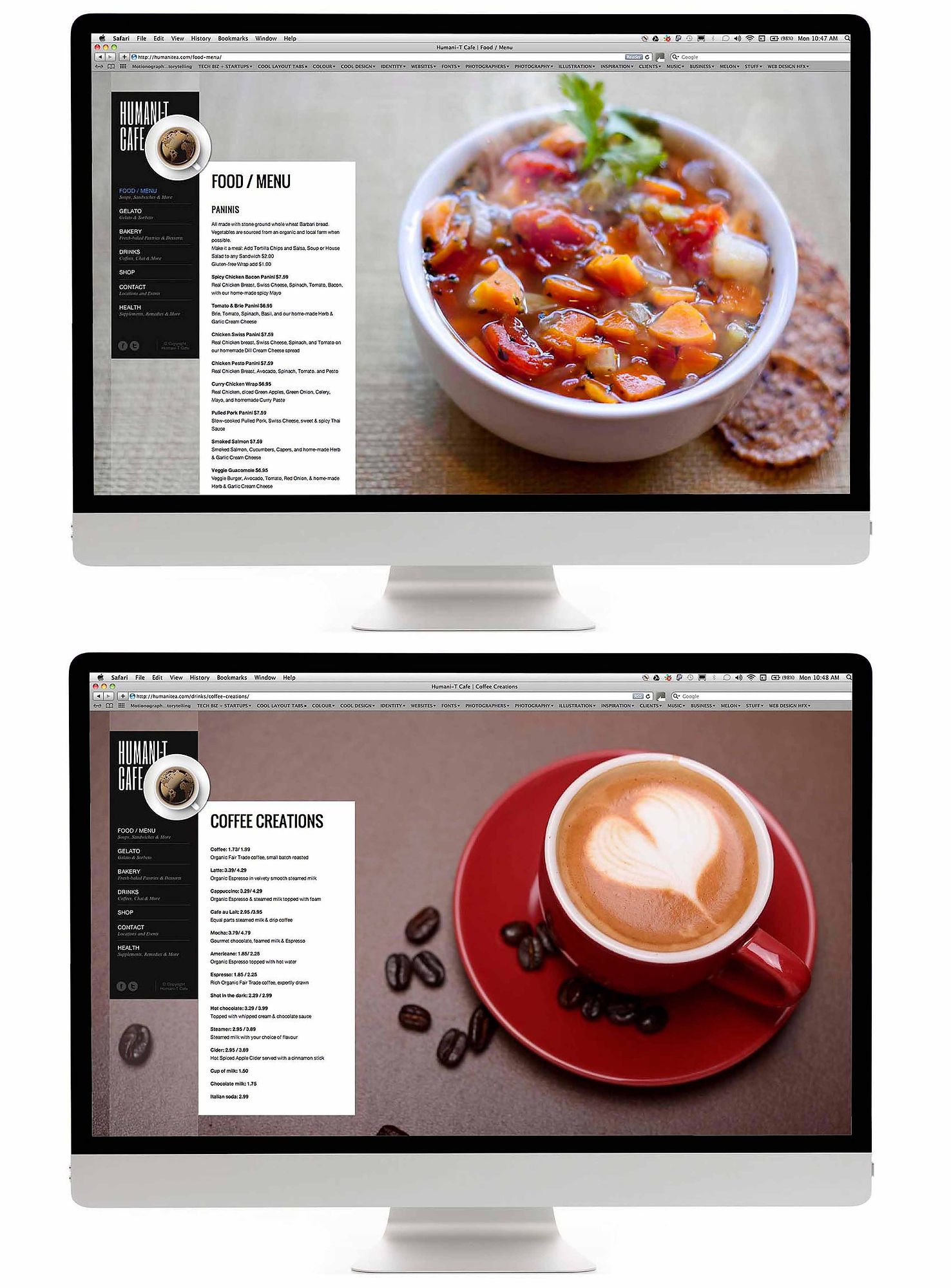 Cafe Website