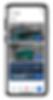 smartphone. on screen are three pictures of boats, showing how users can use app for more than one boat.