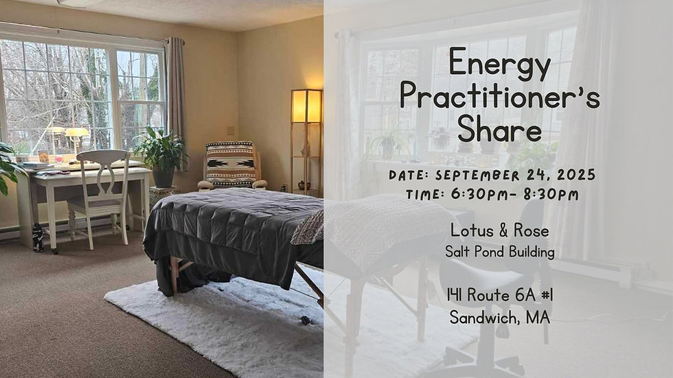 Energy Practitioner's Share | Lotus & Rose | September 2025