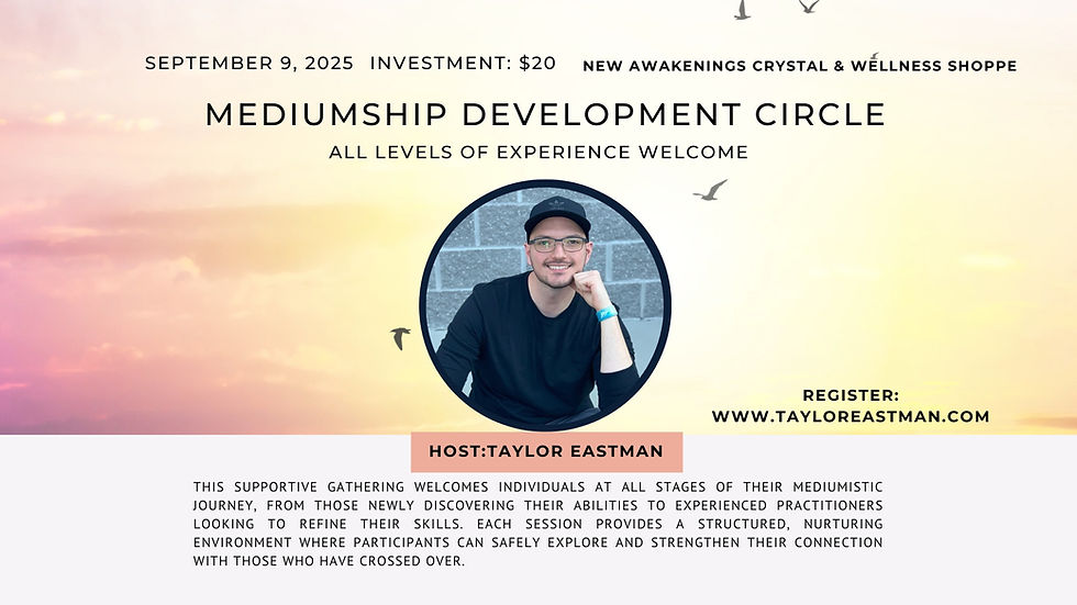 Mediumship Development Circle | September 9, 2025