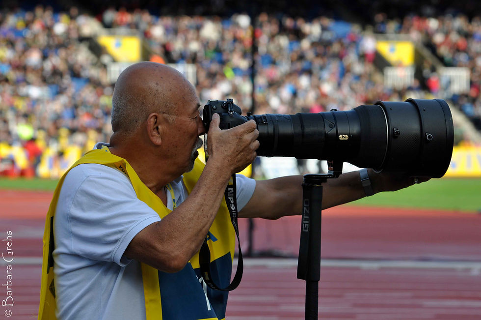 Photographer at Aviva event 2012, London