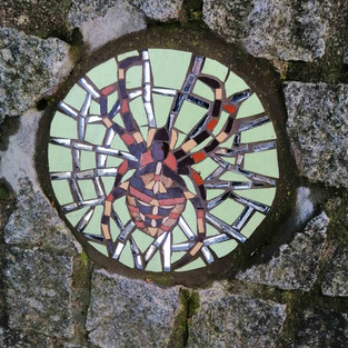Mosaic of a spider