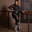 Thumbnail: Black Vegan Leather Pants