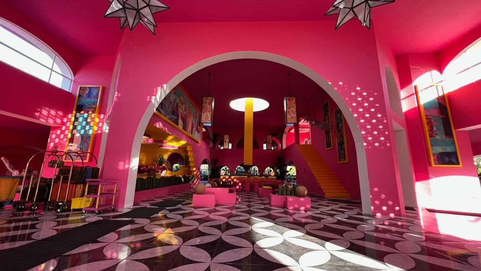 ACAPULCO S2 Lobby Hotel Las Colinas - Set Construction Process