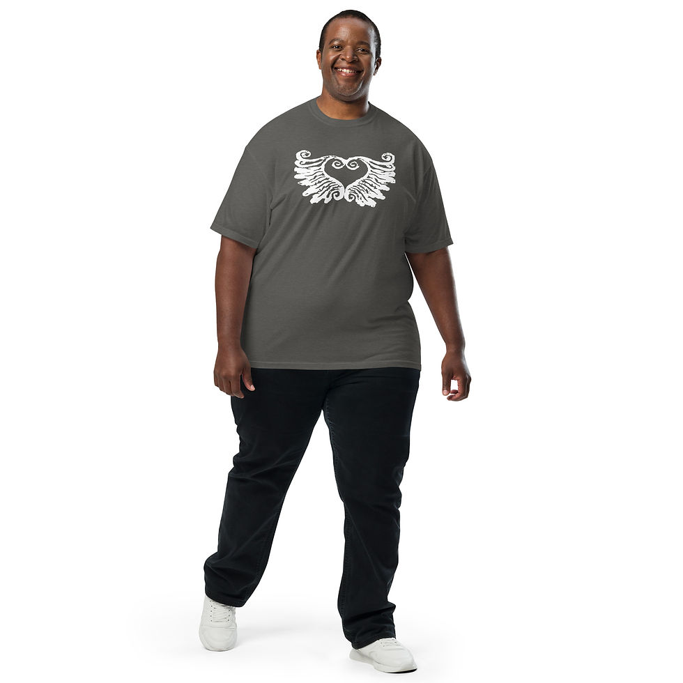 Thumbnail: Eco Hand Dyed Organic Cotton Haight Ashbury Heart T-Shirt
