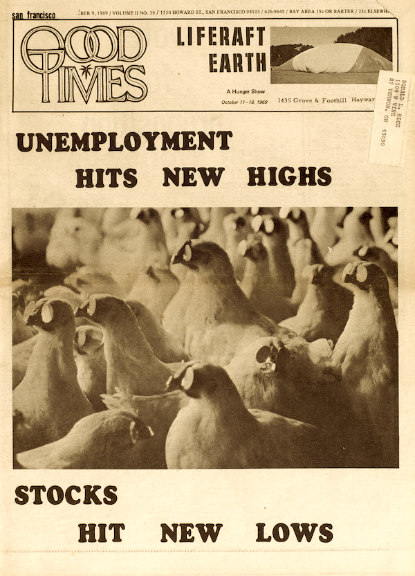 San Francisco Good Times - Issue from October 9, 1969